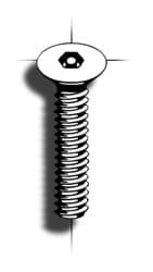 Picture of Machine screw | Hex Pin | flathead