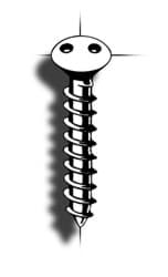 Picture of Self tapping sheet metal screw | Snake Eyes® | ovalhead