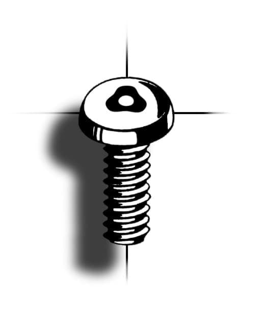 Afbeelding van Machineschroef | Tricle | bolkop