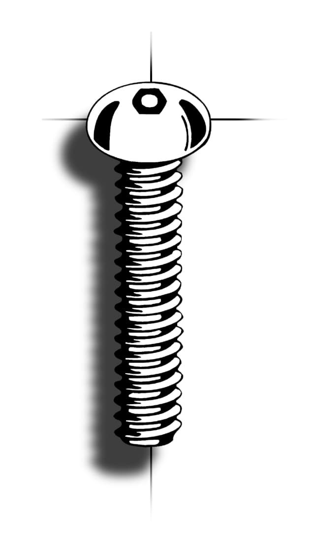 Picture of Machine screw | Hex Pin | buttonhead